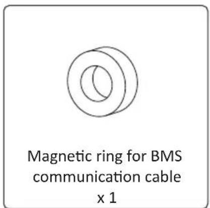 Magnetic ring for BMS communication cable x 1