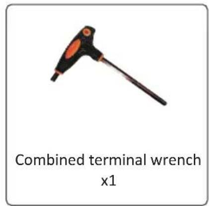 Combined terminal wrench x1