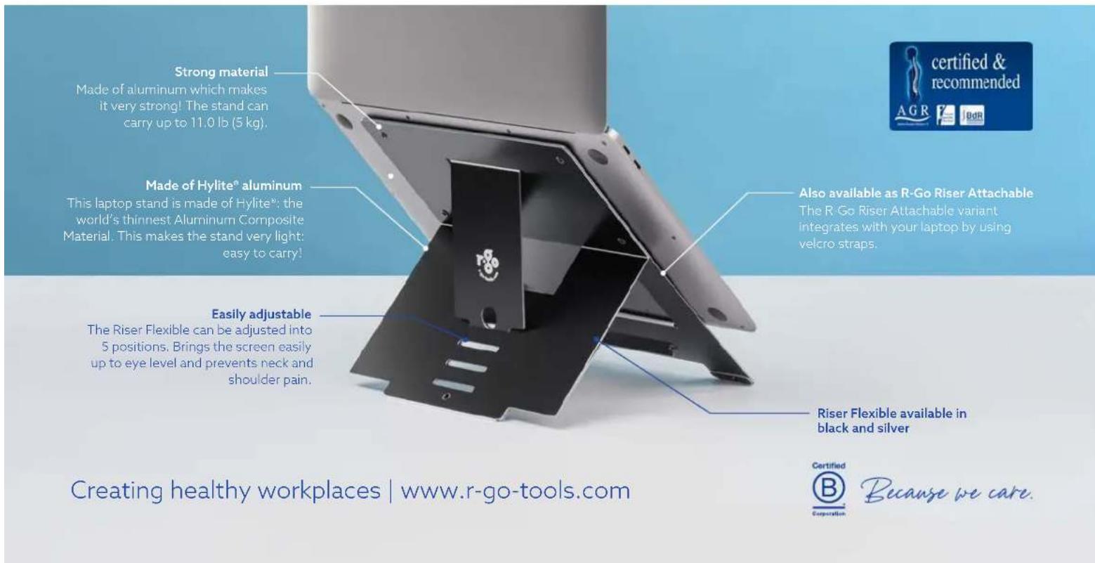 R-Go Tools Riser Document - Height adjustable - 1