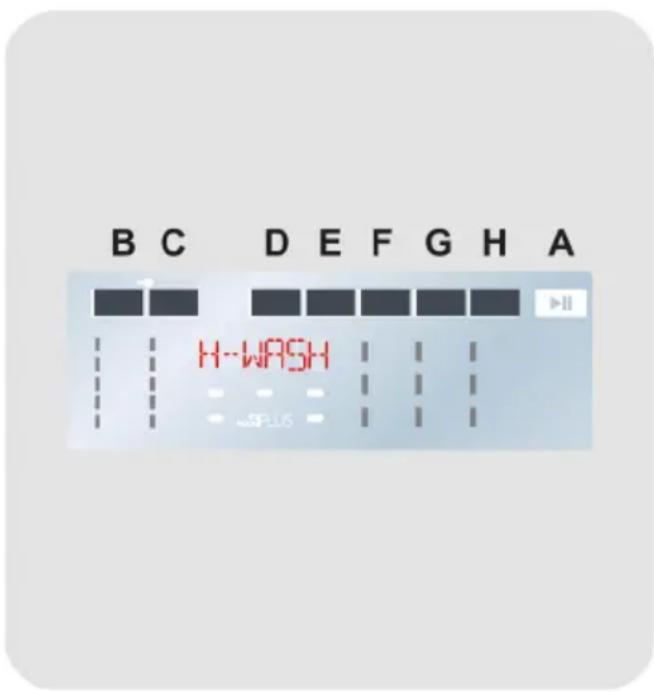 CANDY H5WPB610AMBC/1-S - STYRING OG PROGRAMMER - 1