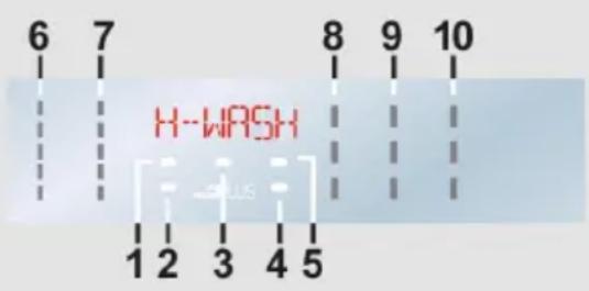 6 7 8 9 10 H-WASH 1 2 3 4 5