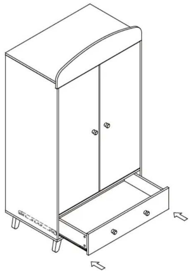 Grotime Crescent Cot - Adjusting the doors - 13