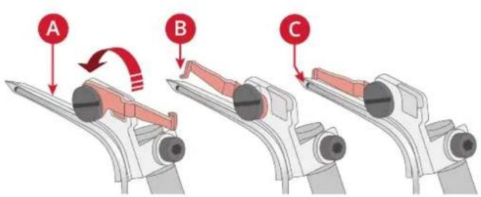 A B C