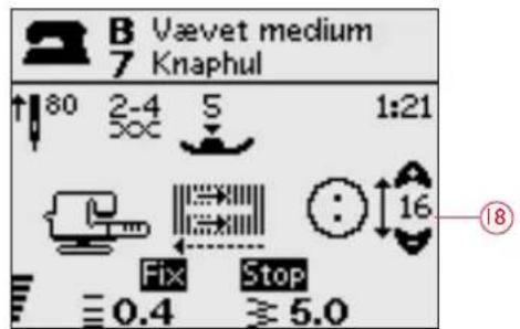 B Vævet medium 7 Knaphul 80 2-4 5 1:21 Fix Stop ≡ 0.4 ≧ 5.0