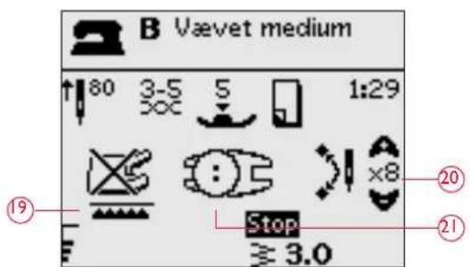 B Vævet medium ↑80 3-5 5 1:29 Stop ≥ 3.0