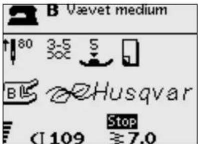 B Vævet medium ↑80 3-5 5 B HSUSqvar (1109 ≥7.0 Stop