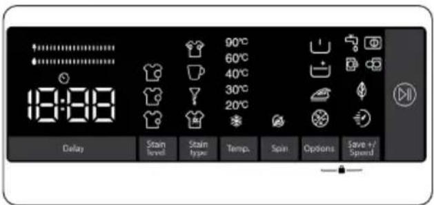 19:00 90°C 60°C 40°C 30°C 20°C Delay Strain Heat Strain Type Temp. Spin Options Save +/- Speed