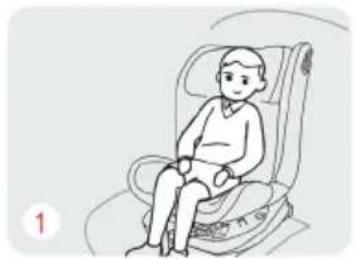 Chipolino X-Factor - INSTALLING THE CAR SEAT IN „FORWARD FACING“ positon - 2