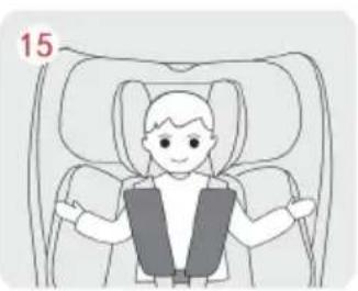 Chipolino X-Factor - Securing the child in child restraint - 1