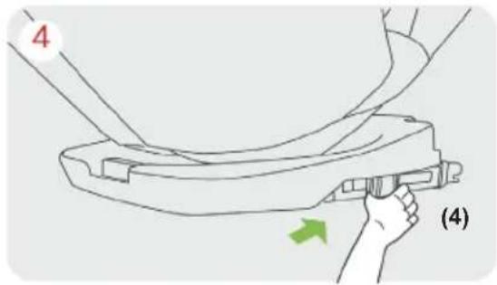 Chipolino X-Factor - Installing the ISOFIX - 4