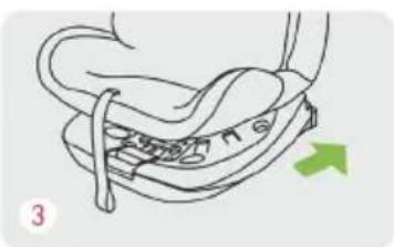 Chipolino X-Factor - Installing the car seat with ISOFIX - 3