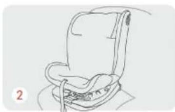 Chipolino X-Factor - Installing the car seat with ISOFIX - 2
