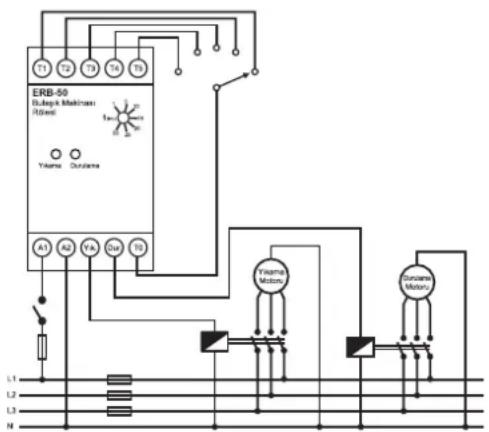 ERB-50 Bulupin Makrani Rismin Y-axis Durana A1 A2 A3 A4 D4 D5 Y-axis Motor Durana Motor L1 L2 L3 N