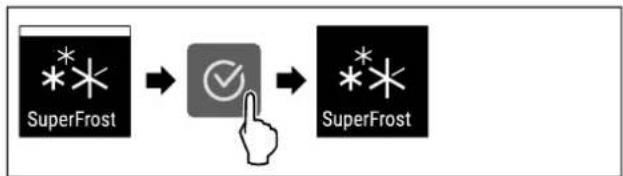 LIEBHERR GN 50Ve06 - Deaktivering af SuperFrost - 2