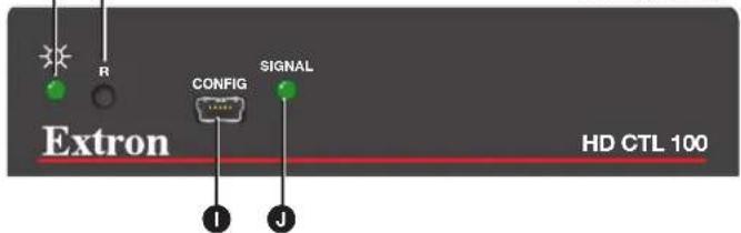 Extron R CONFIG SIGNAL HD CTL 100 I J