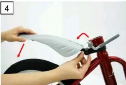 Shoprider Sunrunner SFB-18 - Steps to fold the E-Bike - 4