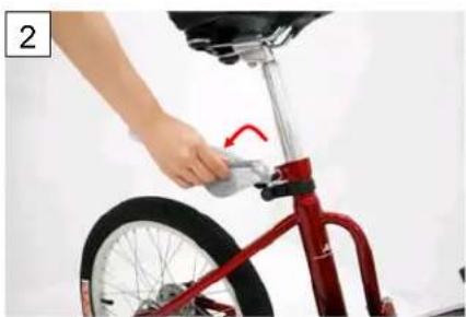 Shoprider Sunrunner SFB-18 - Steps to fold the E-Bike - 2
