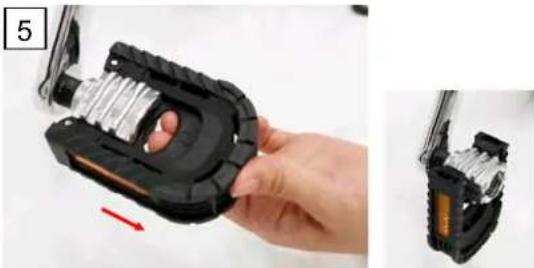 Shoprider Sunrunner SFB-18 - Steps to fold the E-Bike - 5