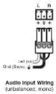 Extron MLS 100 A - Audio Connections - 1