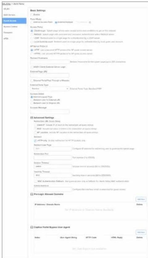 VMware > Add Name VMware AAA Server Shared Access Access Control Parameters vSPs Basic Settings User Policy Internal Access Port Custom Resource Access Policy CLK-Through: Select Page where you are required to install or confidize to get on the website ACU20: Select Page with corresponding IP. Downl…