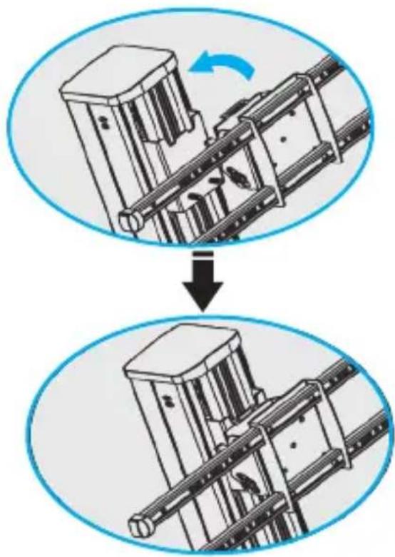 StarTech.com STNDMTV70 - Attach the support plate to the column - 2