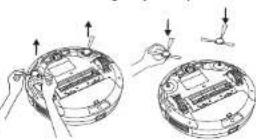 Khind VC9E31 - Replace the Side Brushes - 2
