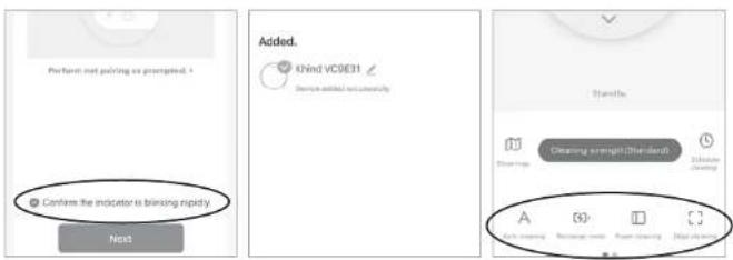 Perform not pinching as prompted. Confirm the indicator is blinking nipy Next Added. KVind VCBE31 Device added to university Cleaning strength (the dark) Store cleaning Store cleaning Store cleaning Store cleaning