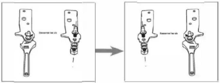 Exquisit KS16-V-040EB - Inversion des charnières de la porte - 4