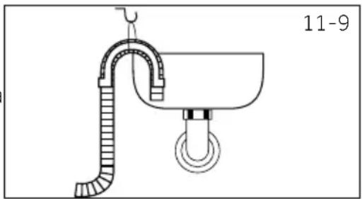 HAIER HW100-B14979NU1 - Afløbsslange til vask - 1