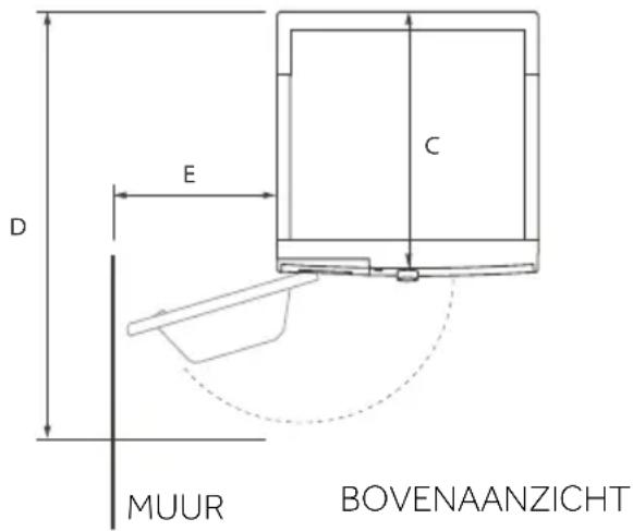 D E C MUUR BOVENAANZICHT