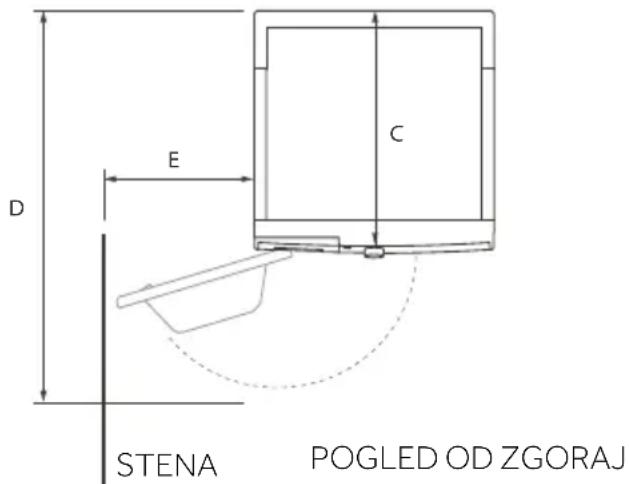 D E C STENA POGLED OD ZGORAJ