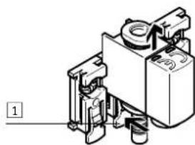 Festo SPTE-P10R-S6-B-2.5K - Remove the SPTE-...Q... from the mounting clip - 1