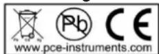 PCE Instruments HVAC 3 - Annahmestelle nach BattV: - 1