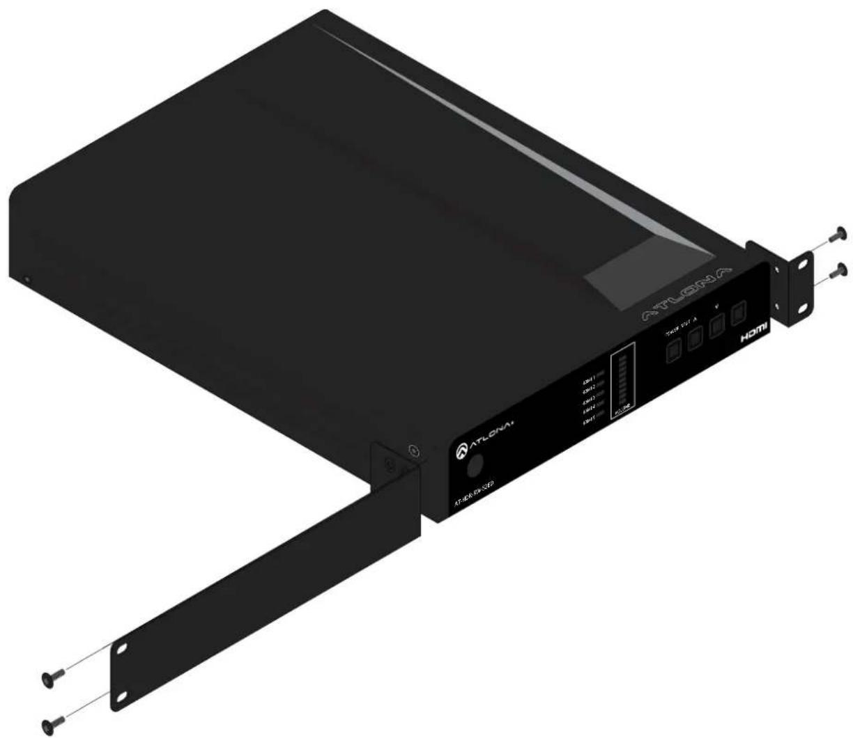 Atlona AT-HDR-SW-52ED - Single Unit Rack Installation - 1