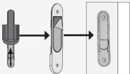 Casablanca 99198 - Install the Handheld Control cradle bracket. - 3