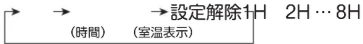 Yamazen YKAR-EDW15 - 切タイマー運転をする 設定時間：1～8時間 - 3