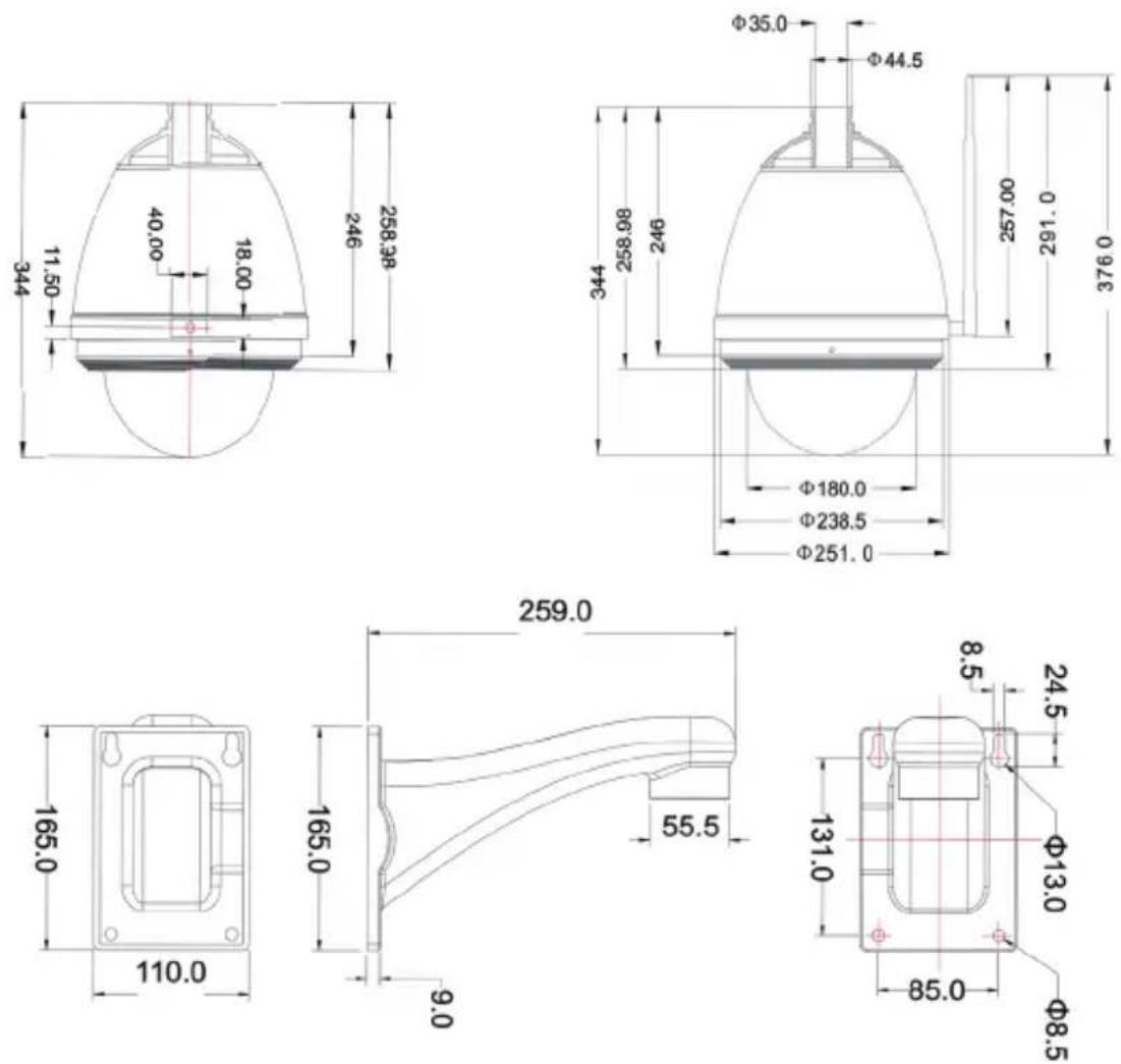 D-LINK DCS-71 - Размеры - 1