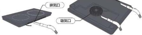 排気口 吸気口