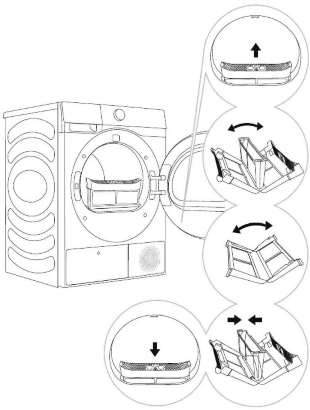 HISENSE HDH3S93B - RENG∅RING AF D∅RENS NETFILTER - 2