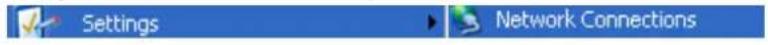 Planet UMG-1000 - Step1. Go to start→setting→Network Connections - 1