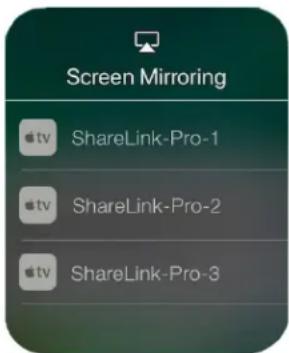 Screen Mirroring ShareLink-Pro-1 ShareLink-Pro-2 ShareLink-Pro-3