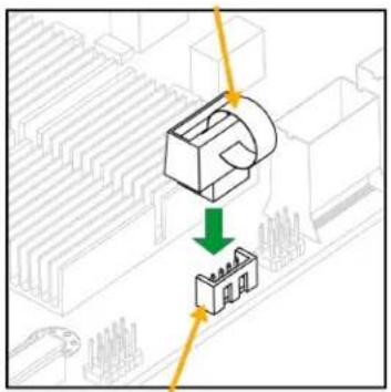 Diagram showing a mechanical component with a green arrow indicating direction, labeled in Chinese.
