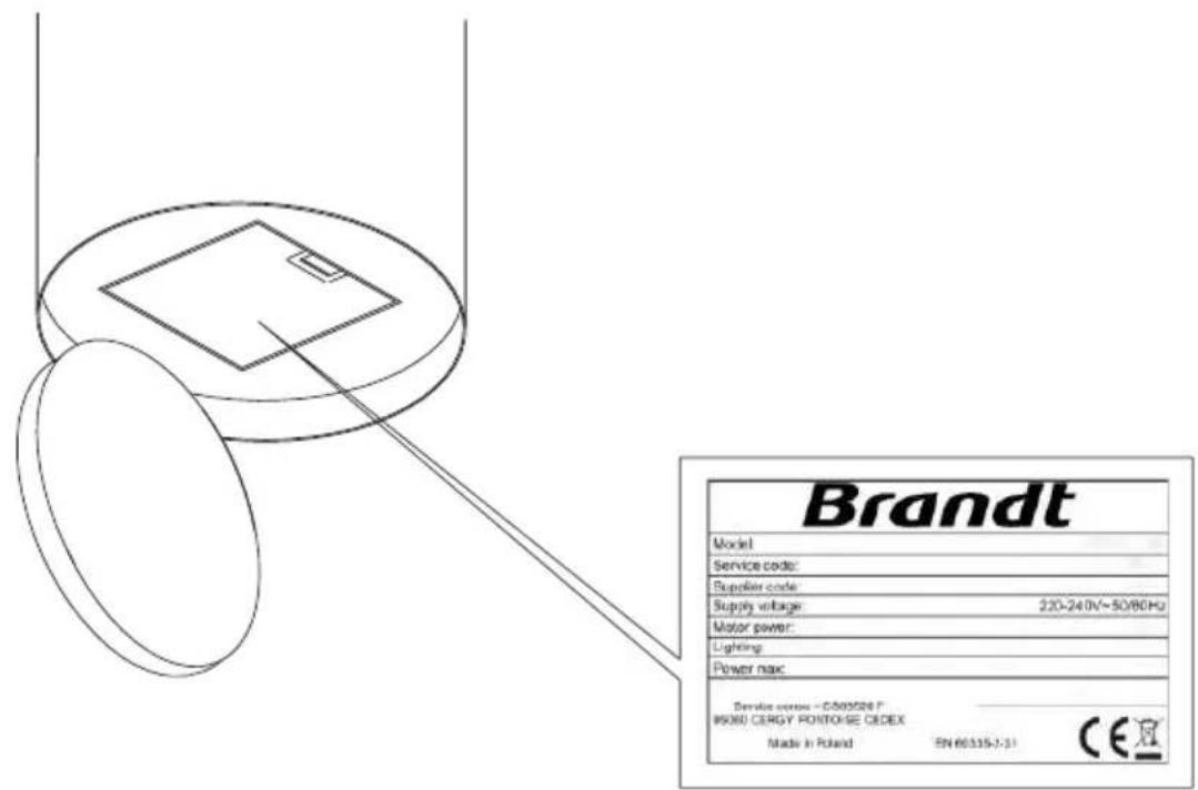 BRANDT BHY2353B - Assistenza post-vendita - 1
