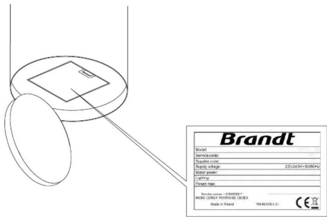 BRANDT BHY2353B - Обслуговування після продажу - 1