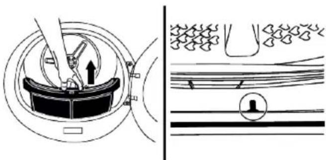 GRUNDIG GTP4823CNW - Rensning af sensoren - 1