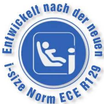 Entwickelt nach der neuen i-size Norm ECE R129