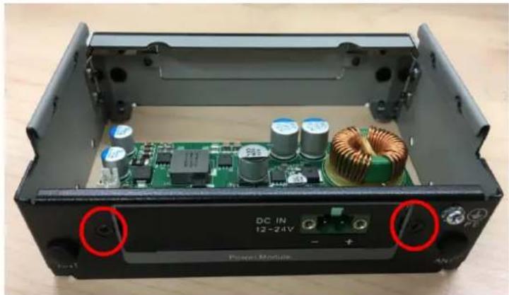 Advantech ARK-1124H-S6A3 - 电源模块安装 （可选） - 1