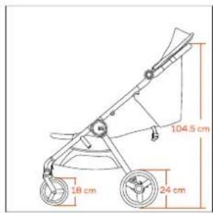 104.5 cm 18 cm 24 cm