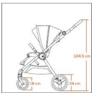 104.5 cm 18 cm 24 cm