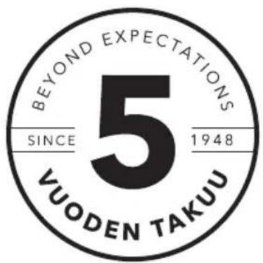 BEYOND EXPECTATIONS 5 SINCE 1948 VUODEN TAKUU